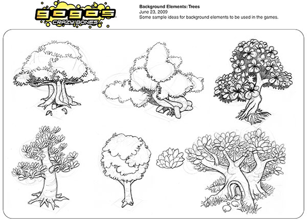 Gogos preproduction trees