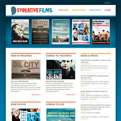 Evokative Films Website Thumbnail